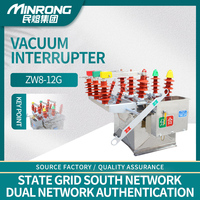 Disjoncteur à vide extérieur triphasé en acier inoxydable MINRONG ZW8-12G 12kV (VCB) avec capacité de coupure de 20-31,5kA pour applications moyennes