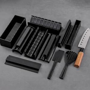 Accesorios de Cocina al por Mayor, Kit para Hacer Sushi 10 en 1, Incluye 8 Moldes para Cortar, Espátula para Arroz - Product Image 5