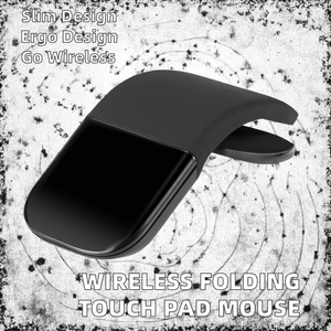 BT 3D mini cảm ứng không dây Pad chuột Ergonomic ARC Chuột quang cho máy tính xách tay máy tính xách tay Máy tính bảng gấp thiết kế trong kho - Product Image 2