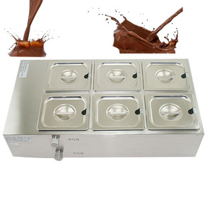 Machine de fabrication de chocolat Discount électrique 6 cuves Chauffe-chocolat Machine à fondre le chocolat - Product Image 6