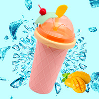 Produit phare : Appareil à slushy magique à presser pour smoothies et glaces, avec logo personnalisé, pour la préparation rapide de slushy maison à usage domestique