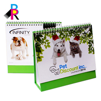 Calendrier de bureau Table de l'Avent perpétuel personnalisé promotionnel Calendriers animaux avec photos