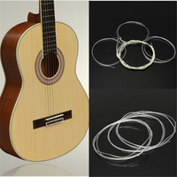 Zebra 6 Buah/Set Senar Gitar Set Pelapis Perak Nilon