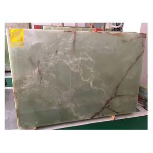 천연석 전문 공장 가격 장식용 녹색 오닉스 스톤 슬래브