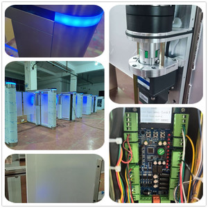 Portillon tournant haute vitesse avec reconnaissance faciale, barrière pivotante RFID, contrôle d'accès, acier inoxydable 304, certifié CE - Product Image 3