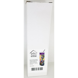 แก้วน้ำสแตนเลสทรงเพรียวเพรียวลายเพลิแกนสำหรับงานมาร์ดิกราส์ - Product Image 4