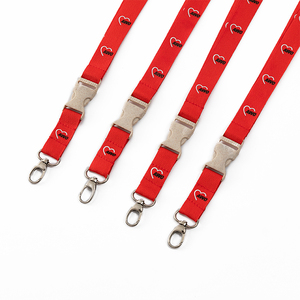 Wholesale RPET Screen-Printed <b>Lanyards</b> with Detachable Clips Personalized Neck <b>Lanyard</b> for Student/Work/Pass ID Cards - Product Image 2