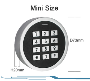Lettore di schede di rfid 125khz rfid sistema di controllo di accesso <span class=keywords><strong>Mini</strong></span> Facile Tastiera K7 sistema rfid - Product Image 5