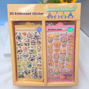 Pegatina Decorativa al por Mayor en Caja Rígida, con Relieve 3D, Impermeable, con Diseño de Dibujos Animados - Product Image 1