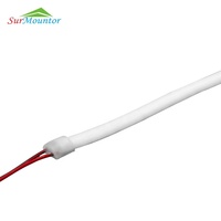 Strip LED CE 2110 300LED/M 24v 3000k Putih Kecerahan Tinggi COB Strip LED CRI90 Tahan Air ROHS Lampu Strip LED