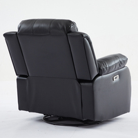 Chaise de canapé inclinable moderne Aie Rocking Swivel Leather Extensible avec fonction de massage-Cinema Theatre Wholesale