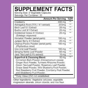 Nhà sản xuất của thận làm sạch giải độc viên nang Cranberry chế độ ăn uống bổ sung hỗ trợ sức khỏe thận cho người lớn (không phải phụ nữ mang thai) - Product Image 3