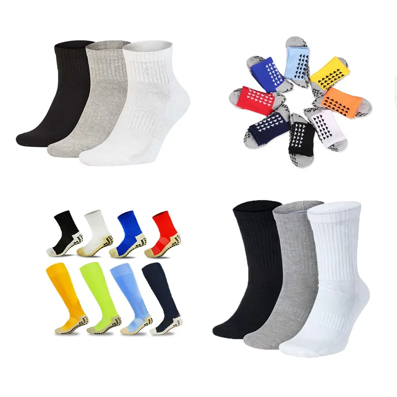 custom design mens bamboo printing socks recycle cotton anti slip grip athletic running sports bike cycling sock socks with logo