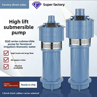 Pompe à eau submersible multi-étages en acier inoxydable QD 5,5 CV à grand débit pour l'irrigation des jardins et les arroseurs