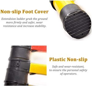 Échelle télescopique en fibre de verre de <span class=keywords><strong>3</strong></span> <span class=keywords><strong>m</strong></span> / 9,8 pieds pour travaux électriques, isolateur électrique pliable - Product Image 6