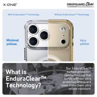 Coque de téléphone portable magnétique transparente anti-jaunissement X-ONE Armor pour iPhone 16 17 15 Pro Max Plus Air, protection antichoc en TPU et PC