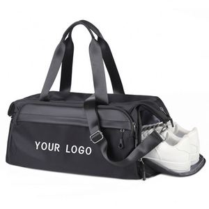 Sac de sport durable à grande capacité pour la salle de sport, tissu imperméable, sac de sport avec compartiment pour chaussures, vente chaude - Product Image 1