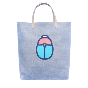 Vendedor caliente de cuero playa mercado tote, bolso de lino, - Product Image 5