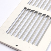 Grille d'aération linéaire en fer blanc de haute qualité 20*4, sortie d'air fixe pour système de ventilation HVAC d'hôtel et de bureau