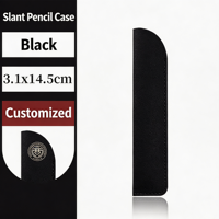Étui à stylos rectangulaire en cuir PU multicolore personnalisable avec logo pour les écoles, les bureaux, vente en gros