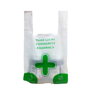 Bolsas de Plástico Transparentes para Farmacias con Logotipo Personalizado a Bajo Precio, Bolsas de Compras Resistentes, Recicladas, para Supermercados y Exposiciones - Product Image 3