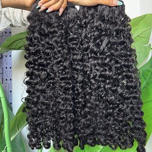 Vente chaude Drop Shipping Top Qualité Birman Bouclés Double Tiré Bundles 100% NON TRAITÉS 100% CHEVEUX CRUS - Product Image 2