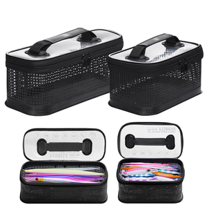 Sac <span class=keywords><strong>de</strong></span> rangement portable WEIHE <span class=keywords><strong>en</strong></span> maille lavable pour leurres <span class=keywords><strong>de</strong></span> pêche <span class=keywords><strong>en</strong></span> <span class=keywords><strong>mer</strong></span>, pêche <span class=keywords><strong>en</strong></span> bateau, plaque <span class=keywords><strong>de</strong></span> fer portable, boîte à insectes - Product Image 1