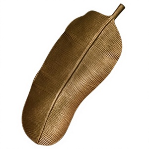 <b>Large</b> Antique Leaf Dish Handmade Metal <b>Serving</b> <b>Tray</b> For Parties Dining Table Setting Handmade Decorative Lead <b>Trays</b> For Sale - Product Image 1