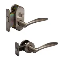 Japan Best-selling High Quality Door Hardware Home Interior Passage Living Room Metal Lock lever door handle set