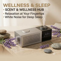 Crearoma X-AIR, haut-parleur intelligent, diffuseur de parfum musical, télécommande BT, diffuseur d'huiles essentielles sans eau pour maisons et villas de luxe