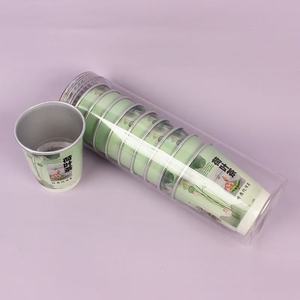 Tazza da tè monouso in materiali biodegradabili OEM, ecologica, in carta, per bevande con tè - Product Image 1