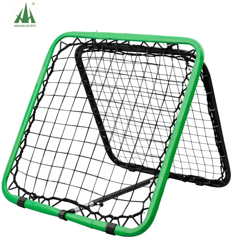 Double side Portable Adjustable Angle Mini Square Football Soccer Rebound Net Training Equipment
