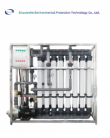 Système de purification d'eau UF à lavage automatique 2000L/H pour toute la maison/la communauté, élimine les bactéries, membrane UF 0,01μm