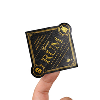 Étiquette autocollante en PVC personnalisée avec logo multicolore, réutilisable, durable, imperméable
