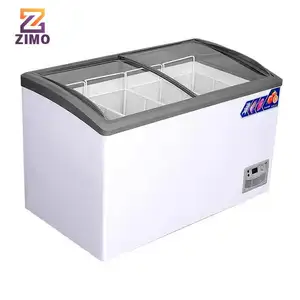 Réfrigérateur congélateur de supermarché Commercial <span class=keywords><strong>combiné</strong></span> d'île pour crème glacée - Product Image 1