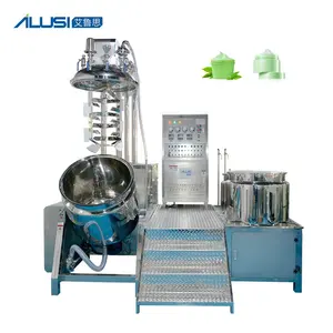 Chemical Mixing Machinery Ointment Vacuum Emulsifying Mixer 200-500L Creams Homogenizer Vacuum Emulsifier