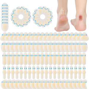Almohadillas para el talón, 100 unidades, cojines invisibles para tacones altos y zapatos, cuidado de los pies para mujer, protección para la prevención de ampollas - Product Image 1