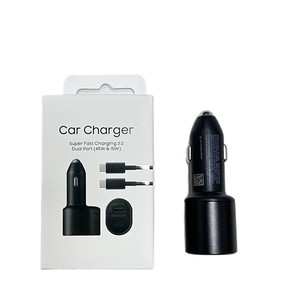<span class=keywords><strong>Cargador</strong></span> de Coche USB C de 45W 5A, Carga Súper Rápida PD, Puertos Duales, 45W 15W TIPO C, para <span class=keywords><strong>Samsung</strong></span> - Product Image 1