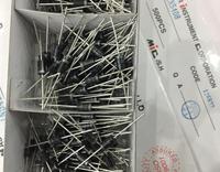 Diodes redresseuses en silicium à borne axiale 1N5406 600V 3A DO-201AD passivées par le verre 1N5400 1N5401 1N5402 1N5403 1N5404 1N5405 1N5407 08