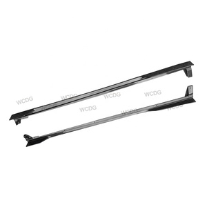 Jupes latérales en fibre de carbone pour Suzuki <span class=keywords><strong>Swift</strong></span> ZC33S <span class=keywords><strong>Sport</strong></span> 2018-2024, extensions de jupes de pare-chocs latéraux, séparateurs, pièces extérieures de voiture - Product Image 2