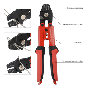 Booms Fishing CP1 <b>Wire</b> Rope Crimper <b>Tool</b> Fishing <b>Crimping</b> Stripping Pliers Saltwater With Side Cutters for Line Cutting - Product Image 3