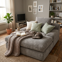 Meistverkauftes Komprimiertes Schaumstoffsofa Ohne Montagebedarf Cordstoff Vakuumkomprimiertes Schlafsofa Lounge-Couch Schlafcouch
