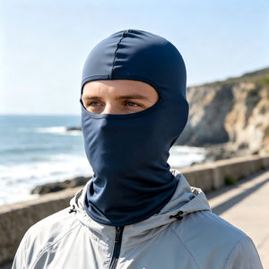 Snel drogende, koele 1-gaats fietsmuts van ijszijde, ademend, UV-werend, rekbaar, motor, outdoor, volledig gezicht bedekkende balaclava - Product Image 6