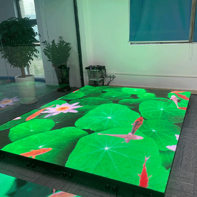 LED Floor Tile Display Screen for Shopping Malls - P3.91 - Sensor-activated Interactive Video Floor Dance Floor Screen
