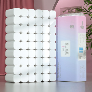 Toilet <b>Paper</b> 14 Rolls Household Wood Pulp Soft Thick Bathroom <b>Tissue</b> High Quality For Home Use - Product Image 1