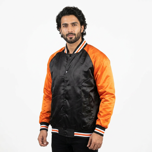Best <b>Top</b> Selling 2025 Wholesale Men Varsity Jackets Hot Sales Good Quality Factory Satin Varsity Jackets - Product Image 1