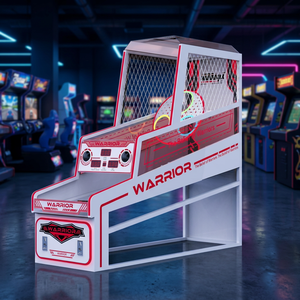 Máquina de Juego Arcade HGR Amusement Warrior Ball Pitching con Pantalla de Puntuación, Niveles Temporizados y Canasta Móvil para Todas las Edades - Product Image 4
