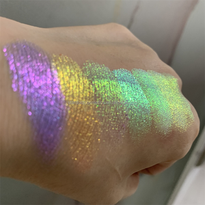 Tableau complet des couleurs DIY Multichrome Duochrome Glitter Matte Shimmer Metallic Eyeshadow Palette d'ombres à paupières MAGNETIC personnalisée - Product Image 6