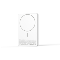 Chargeur sans fil ultra-magnétique personnalisé avec logo, 5000 mAh, 15 W, charge rapide, pour iPhone