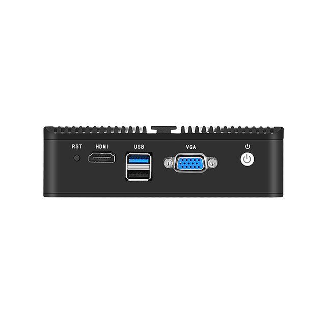 Mini 4-Port I221 Gigabit Ethernet Firewall Router with Double USB HD VGA Mini PC-Computer Hardware Software Appliance in Stock
